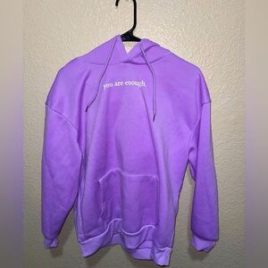 Purple Mental Health Awareness Hooded Sweatshirt. BARELY WORN. GREAT QUALITY!